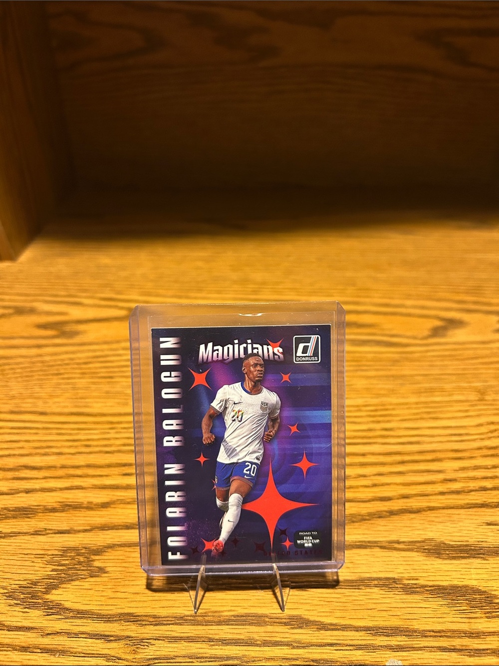 Donruss Magicians Soccer Card - Folarin Balogun - USA Men’s Soccer